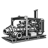 Siurbliai su vidaus degimo varikliais
