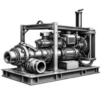 Siurbliai su vidaus degimo varikliais